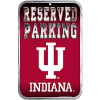 Indiana Hoosiers Reserved Parking Sign