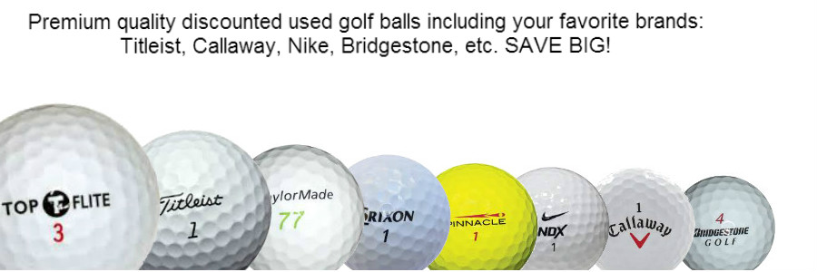 used golf balls